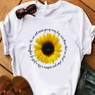 Blusa T-shirt Camiseta Feminina Estampada -Girassol- Várias Estampas 11