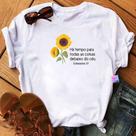 Blusa T-shirt Camiseta Feminina Estampada -Girassol- Várias Estampas 22