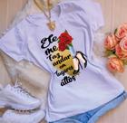 Blusa T-shirt Camiseta Feminina Estampada -Gospel- Várias Estampas 10