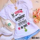 Blusa T-shirt Camiseta Feminina Estampada-Humor- Várias Estampas 02