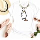 Blusa T-shirt Camiseta Feminina Estampada-Pato- Várias Estampas 22 Blusa T-shirt Camiseta Feminina Estampada-Pato- Várias Estampas 22