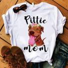 Blusa T-shirt Camiseta Feminina Estampada-Pitbull- Várias Estampas 09 Blusa T-shirt Camiseta Feminina Estampada-Pitbull- Várias Estampas 09