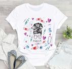 Blusa T-shirt Camiseta Feminina Estampada -Profissão- Várias Estampas 04