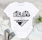 Blusa T-shirt Camiseta Feminina Estampada -Profissão- Várias Estampas 15