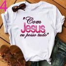 Blusa T-shirt Camiseta Feminina Estampada Várias Estampas 102