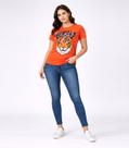 Blusa T-Shirt Feminina Estampada Select Laranja