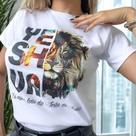 Blusa T-shirt Moda Feminina Camiseta Evangélica Deus Algodão Baby Look Cristã