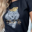 Blusa T-shirt Moda Feminina Camiseta Evangélica Deus Algodão Baby Look Cristã