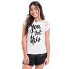 Blusa Teen Feminina Amora Meia Malha