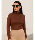 Blusa Térmica Feminina Gola Alta Flanelada Zanca Modas