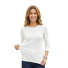 Blusa Térmica Feminina Segunda Pele Branca Manga Longa Tamanho Único