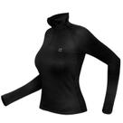 Blusa termica feminina thermoskin com gola manga longa segunda pele frio moto ciclismo