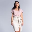 Blusa Ticantê Rosê com Manga