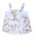 Blusa tipo bata florata Green