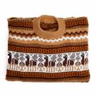 Blusa Tradicional Peruana em Lã Marrom