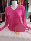 Blusa tranca rosa