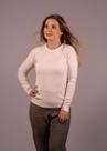 Blusa Tricô Jardim de Gelo Branco