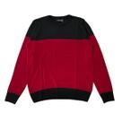 Blusa Tricô Masculina Básica Vermelha e Preta Tamanhos M e G Malharia Star Blusa Tricô Masculina Básica Vermelha e Preta Tamanhos M e G Malharia Star