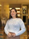 Blusa tricot carina off white