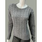 Blusa Tricot Croped Tranças Moderna Elegante Casual Tam M