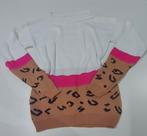 Blusa tricot feminina - detalhe em onça