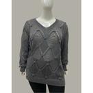Blusa Tricot Feminina Elegante Lançamento Plus Size Tricô Blusa Tricot Feminina Elegante Lançamento Plus Size Tricô