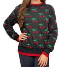 Blusa Tricot Feminina Estampa Cerejas
