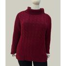 Blusa Tricot Feminina Plus Size Elegante Lançamento Inverno Tricô