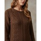 Blusa Tricot Gola Redonda Bolinhas Elegante Moderna Lançamento Plus Size Tam GG