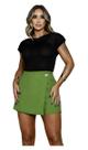 Blusa Tricot Manga Morcego Feminina Detalhes Ombro Furinho