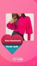 Blusa Tricot mangas bufantes
