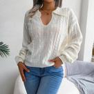 Blusa tricot mangas longas Blusa tricot mangas longas