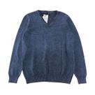 Blusa Tricot Masculina Algodão Sueter Azul P e M Malharia Star Blusa Tricot Masculina Algodão Sueter Azul P e M Malharia Star