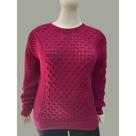 Blusa Tricot Mini Tranças Lançamento Elegante Moderna Plus Size Tam GG