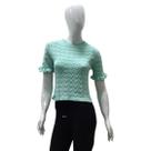 Blusa tricot modal Belim Super Qualidade sem Costuras Rendada Tam M