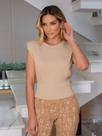 Blusa tricot modal muscle tee del amo
