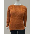 Blusa Tricot Plus Size Elegante Inverno Feminina Tricô Tam G Blusa Tricot Plus Size Elegante Inverno Feminina Tricô Tam G