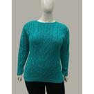 Blusa Tricot Plus Size Elegante Inverno Feminina Tricô Tam G Blusa Tricot Plus Size Elegante Inverno Feminina Tricô Tam G