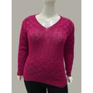 Blusa Tricot Plus Size Feminina Lançamento Tricô Elegante Outono Inverno