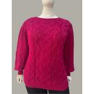Blusa tricot Plus Size Moderna Manga Ampla EXG G2