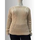 Blusa Tricot Tranças Elegante Confortável Tamanho G Tricô Blusa Tricot Tranças Elegante Confortável Tamanho G Tricô