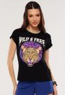 Blusa Tshirt Camiseta Feminina Onça Raio