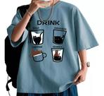 Blusa Unisex Oversized Estampada Gatos Fofos Streetwear Long