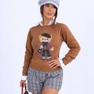 Blusa Ursinho Modal