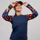 Blusa Uv Feminina Manga Longa Praia Piscina + Brinde Viseira Blusa Uv Feminina Manga Longa Praia Piscina + Brinde Viseira