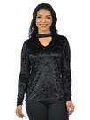 Blusa Veludo Chocker Fenomenal