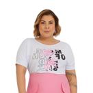 Blusa Viscolycra Estampa Plus Size Blusa Viscolycra Estampa Plus Size