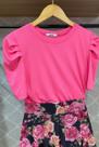 Blusa Viscolycra Manga Princesa Feminina L amour