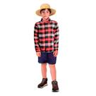 Blusa Xadrez Infantil Manga Longa ara Quadrilha Menino ou Menina