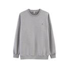 Blusão Básico Masculino Em Algodão Comfort - Cinza P
